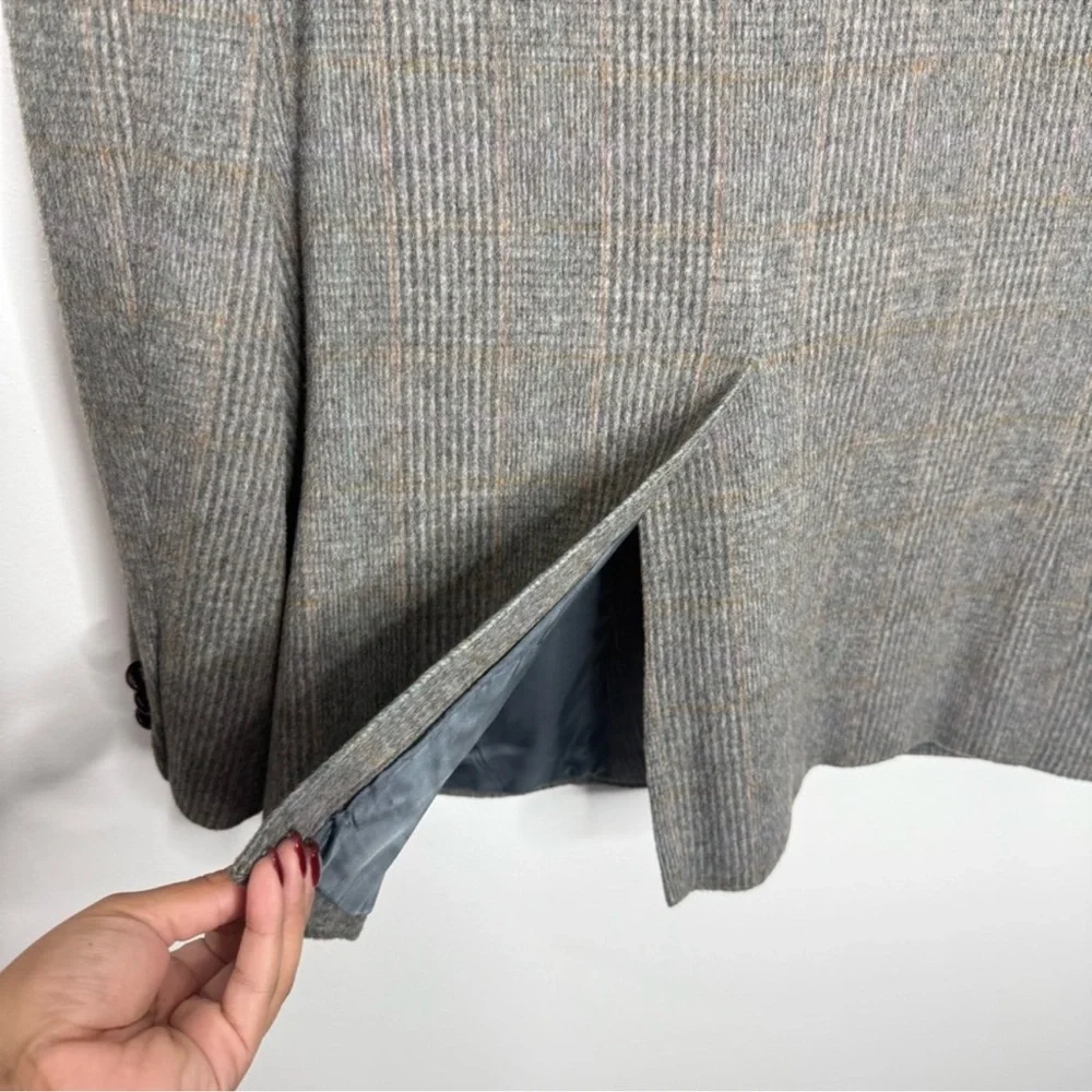 Stafford‎ Executive Men's Size 44 Kent Lambs Wool/ Camel Gray Sport Coat